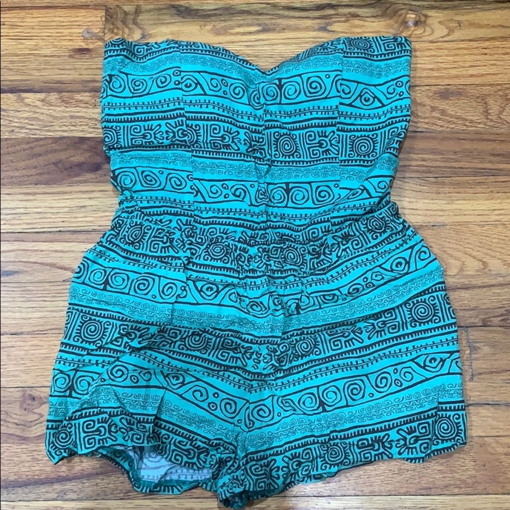 Green romper size Medium